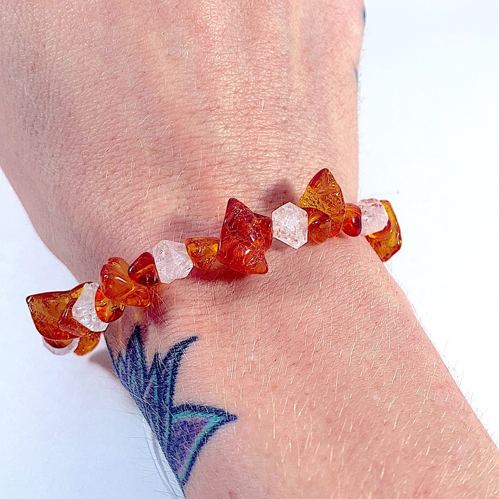 Divine Light Herkimer Amber